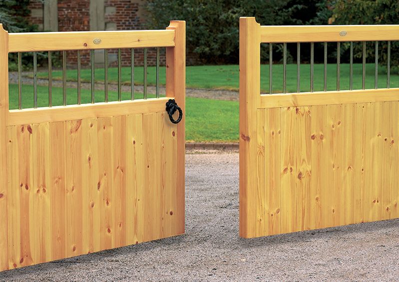 Wooden Driveway Gates